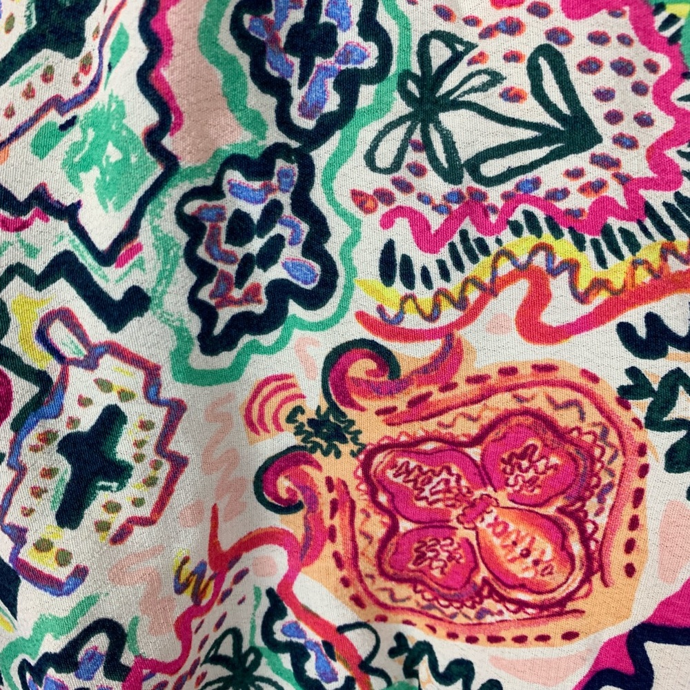 Anthropologie Maeve Siya Kimo Pink Printed Dress - Picture 7 of 8